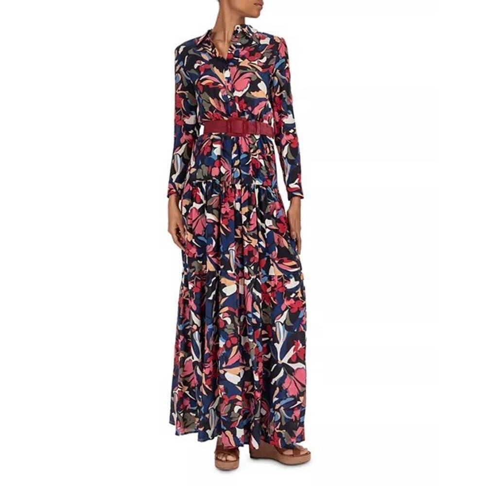 NWOT Ba&sh Cora Floral Maxi Shirt Dress Small / 1 Statement Wedding Boho Flowy